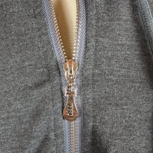 Grace Karin Gray Tiered Ruffle Hoodie Tunic Top Dress Womens Sz Medium M NEW NWT - Picture 4 of 10